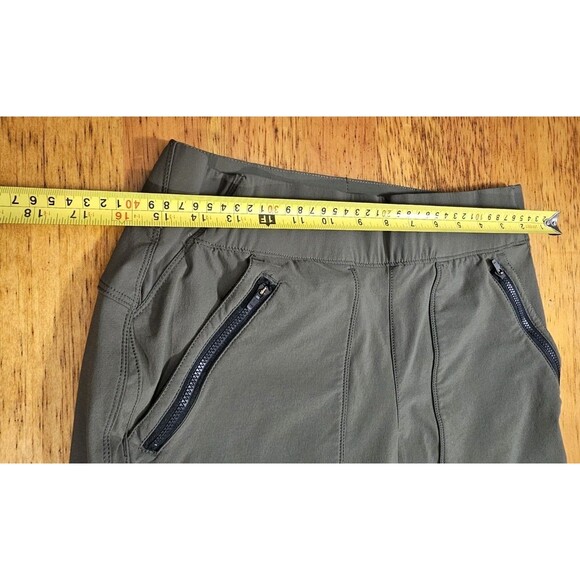 Duluth Trading Pants Womens Flexpedition Slim Leg Performance Size 10 Olive - Picture 7 of 12